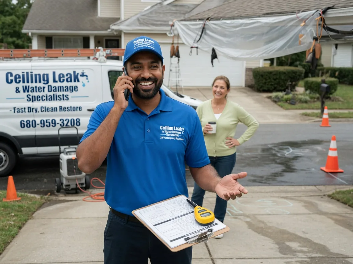 Ceiling Leak Cleanup Carroll, IA FAQs
